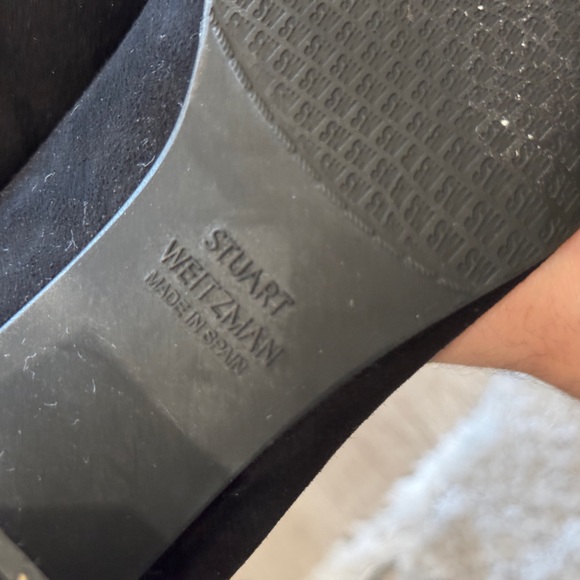 Stuart Weitzman Black Block Heel Pumps - Picture 5 of 8